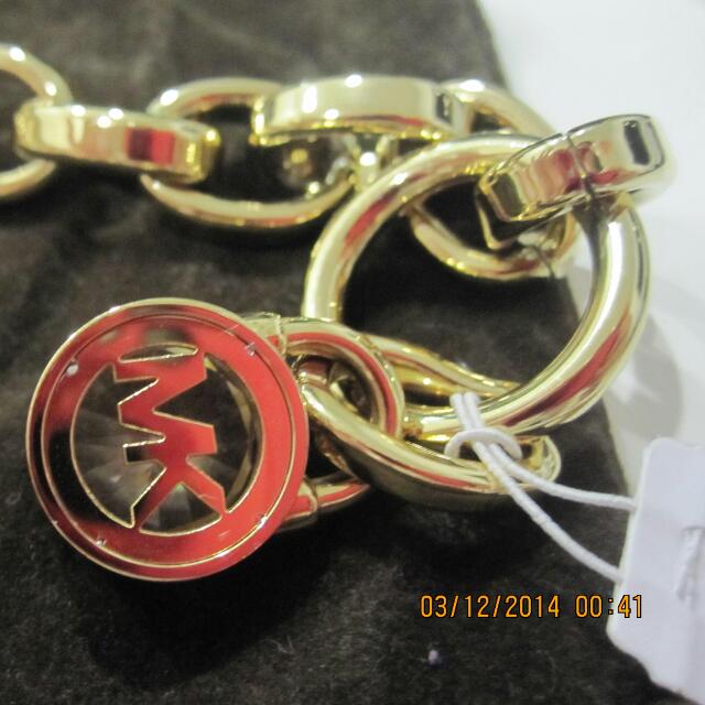 michael kors chain link padlock bracelet