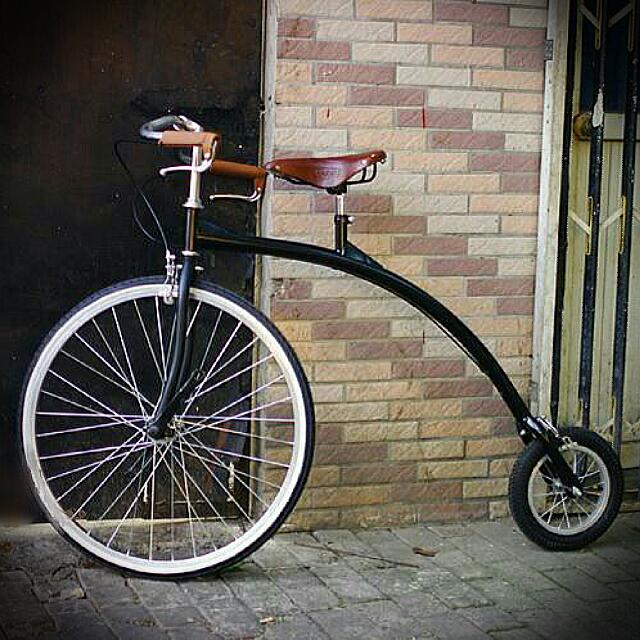 rental - classic british penny-farthing bike