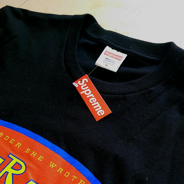 Supreme Murder She Wrote Tee Size M Men s Fashion Tops Sets Tshirts Polo Shirts on Carousell