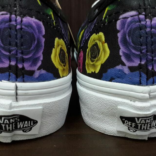 Vans Authentic Slim Black Rose Women s Fashion Footwear