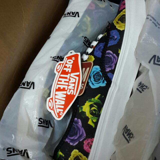 Vans Authentic Slim Black Rose Women s Fashion Footwear