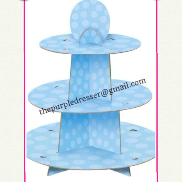 Blue Cupcake stand, Babies & Kids, Baby Nursery & Kids Furniture