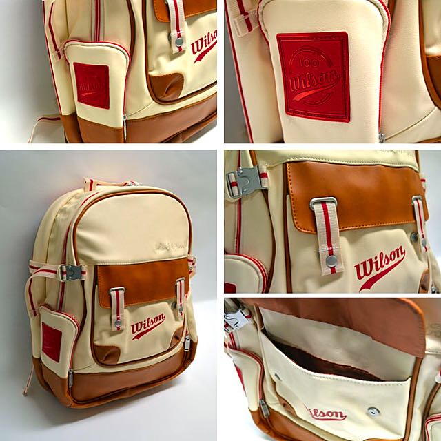 Wilson heritage tennis bag top