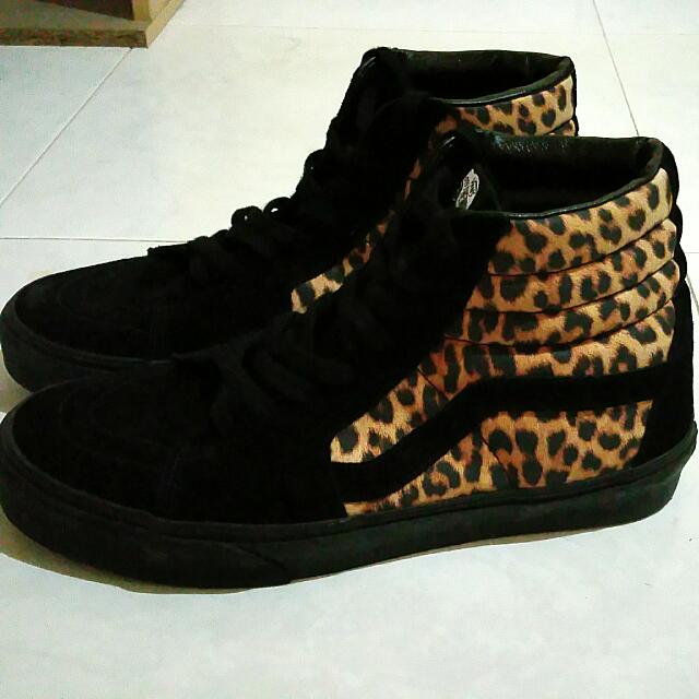 SELLING CHEAP Authentic VANS High Cut Leopard Print shoes For Men Luxury Sneakers Footwear on Carousell