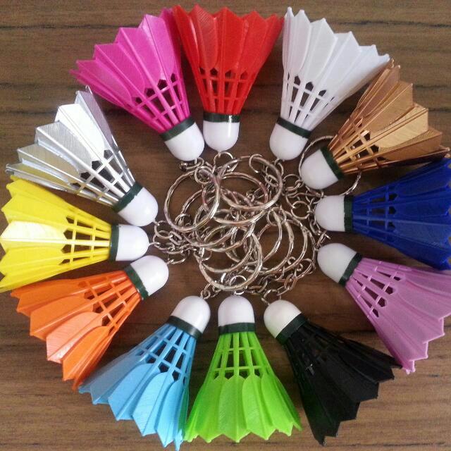 Badminton Keychain, Sports Equipment, Sports & Games, Racket & Ball