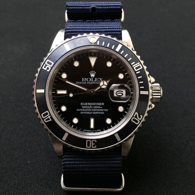 Cool Blue 80s Rolex Submariner Date 