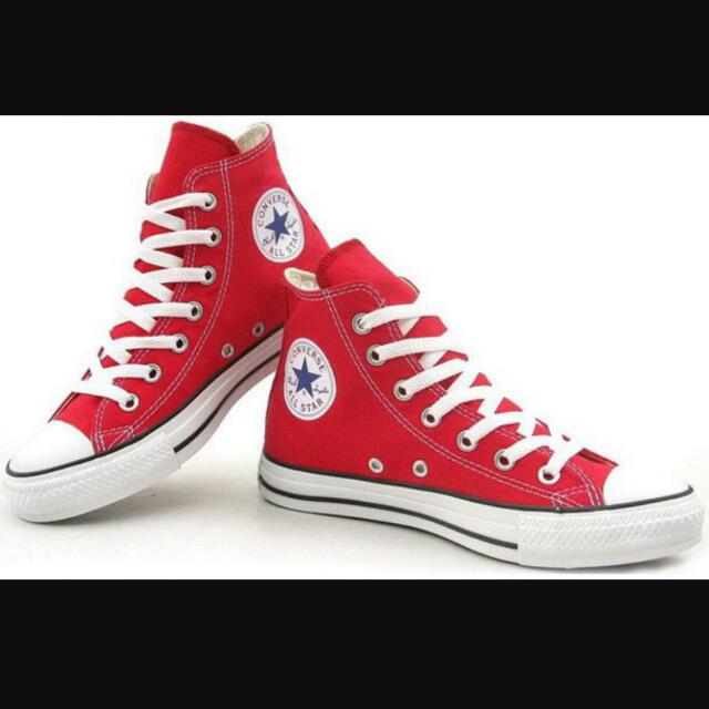 converse shoes womens red