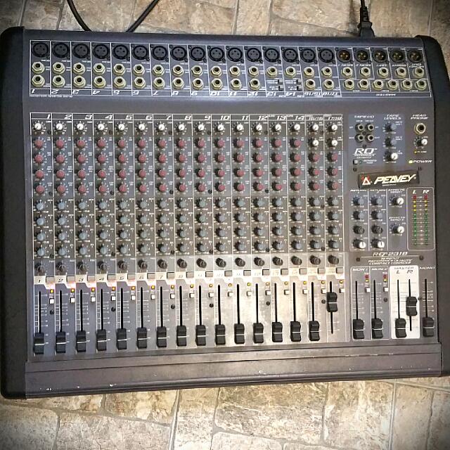 18 Channel Mixer (Peavey RQ 2318), Audio, Soundbars, Speakers