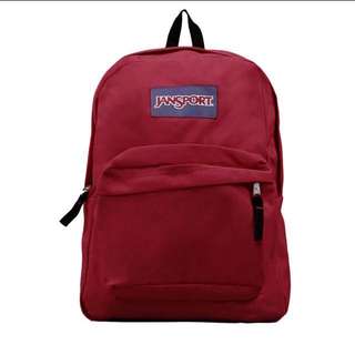 Maroon Jansport Backpack