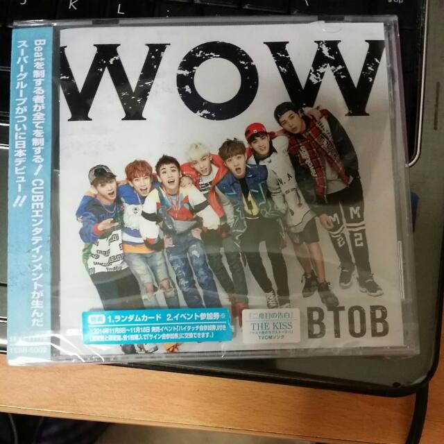 Btob Wow Japan Album Cd Version Entertainment K Wave On Carousell