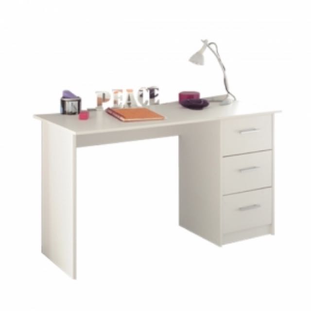 Pearl White Study Table Furniture Tables Chairs On Carou
