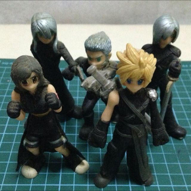 Wallpaper Rare Final Fantasy Vii 7 Advent Children 5pcs Figures Cloud Tifa For Android Free
