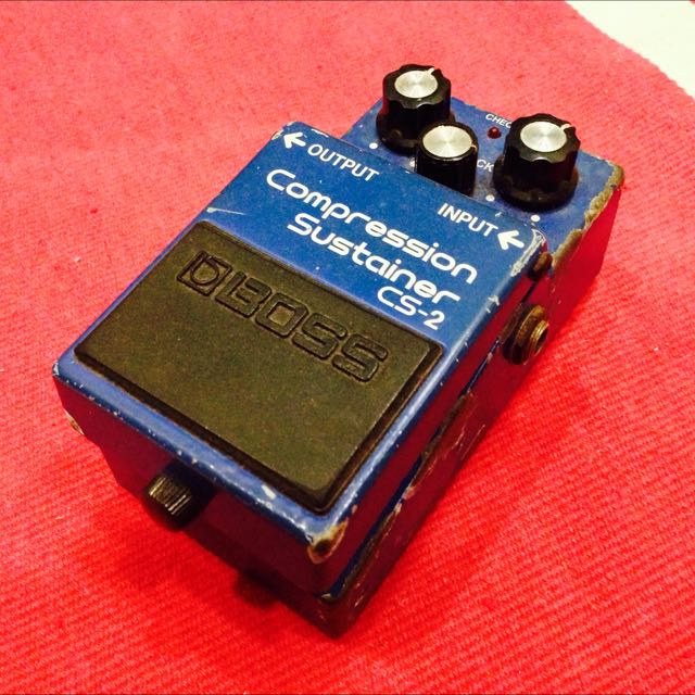 Vintage Boss Compressor Sustainer CS2 Guitar Effects Pedal, Hobbies