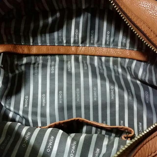 Tan clearance mimco bag