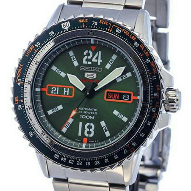 Seiko 5 Pilot Style Automatic Srp349j1 Men S Fashion On Carousell