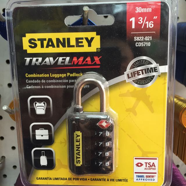 stanley tsa lock