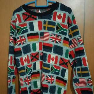 Brand New Flag Sweater From Korea