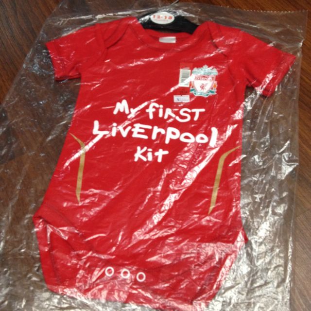 my first liverpool kit baby