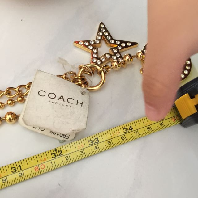 Coach Chain Belt, Luxury, Bags & Wallets on Carousell