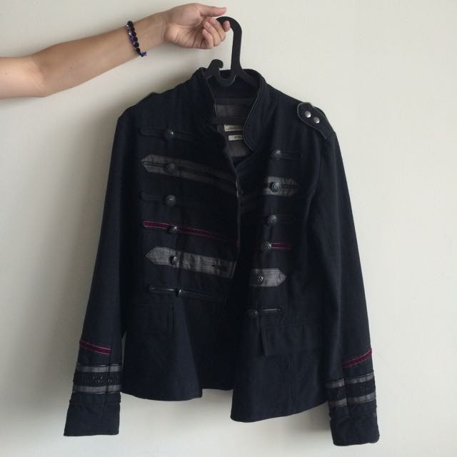 River island military jacket hotsell