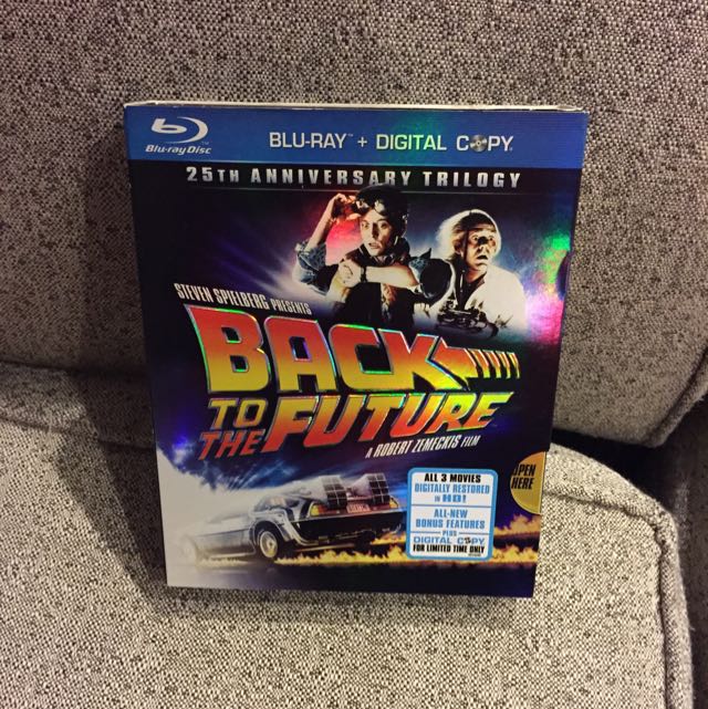 Back To The Future 25th Anniversary Trilogy Blu Ray Digital Copy Everything Else On Carousell 9021