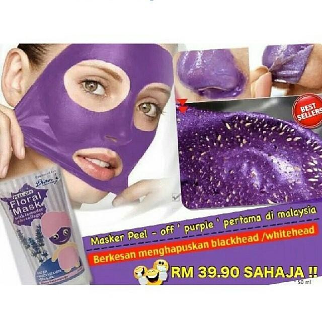 Floral Mask Komedo Kesehatan Kecantikan Di Carousell