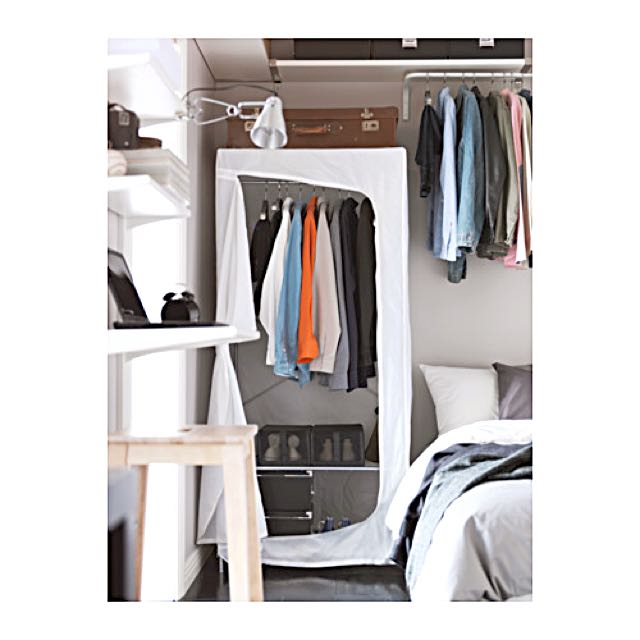 Ikea Breim Wardrobe White Furniture On Carousell