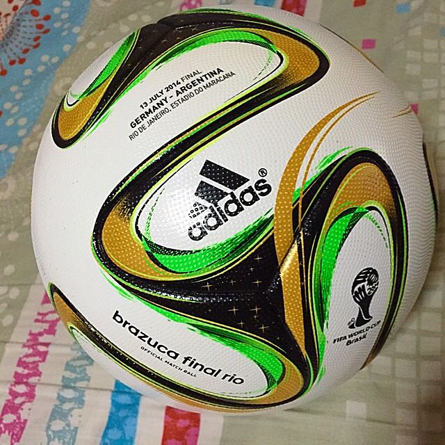 LIMITED EDITION Adidas World Cup Brazuca Match Ball, Sports Equipment,  Sports & Games, Racket & Ball Sports on Carousell