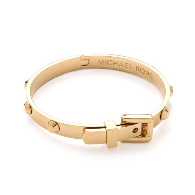 gold michael kors bangle