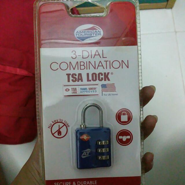 american tourister 3 dial combination tsa lock