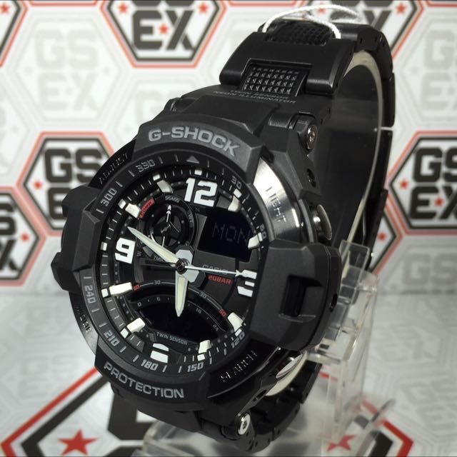 Casio G Shock Ga 1000fc 1adr Black Aviator Electronics On Carousell