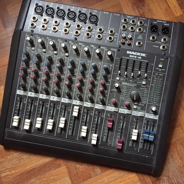 Mackie DFX 12 Channel Integrated Live Sound Mixer, 60 OFF