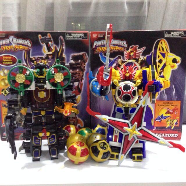 power rangers ninja storm zords toys