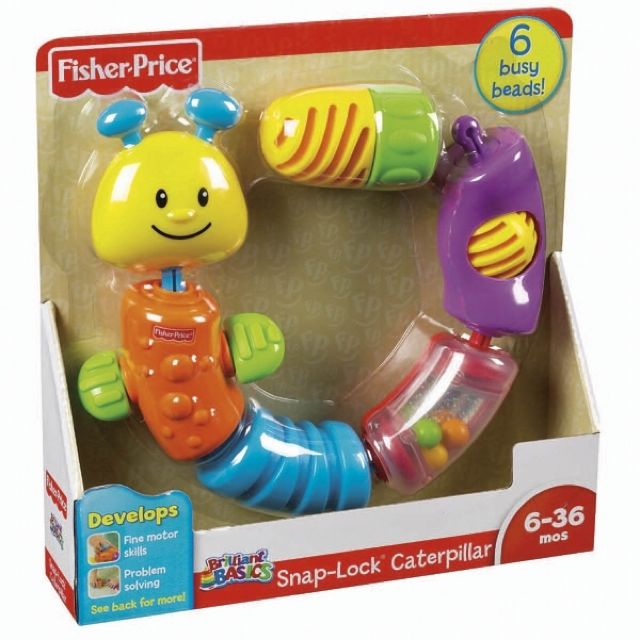 Fisher Price Snap And Lock Caterpillar Babies Kids Infant Playtime on Carousell