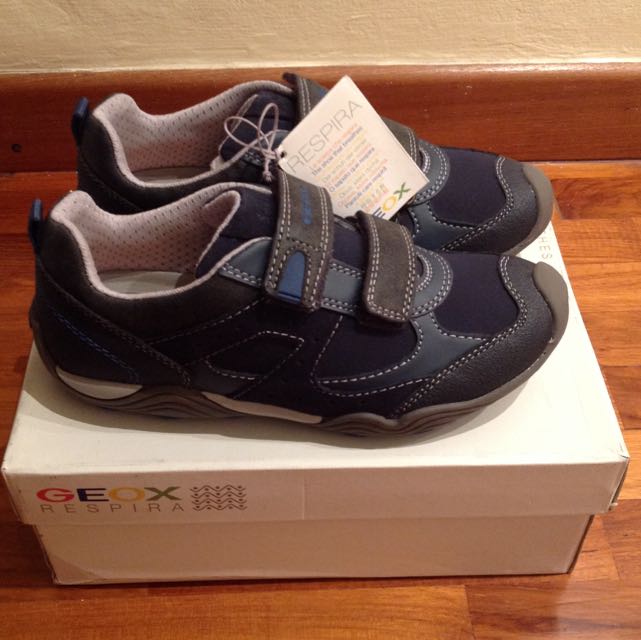 Geox JR Arno 11 Leather Shoes For Boys Babies Kids Babies