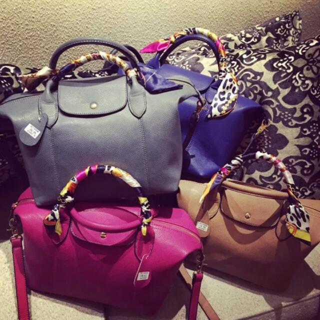 Longchamp bag with scarf clearance