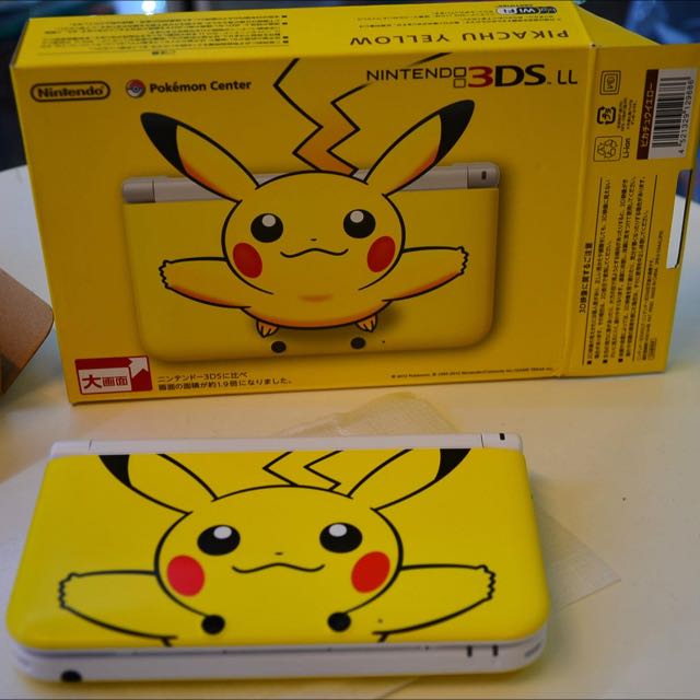 Nintendo 3ds Xl Pikachu Edition Toys Games On Carousell Nintendo 3ds Xl Pikachu Edition Toys Games On Carousell