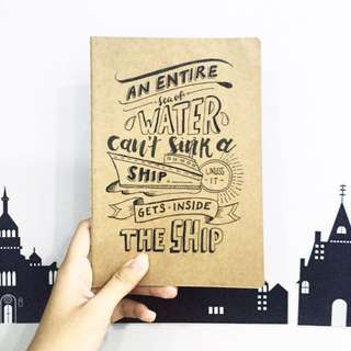 #11 Customised Hand Drawn Notebook