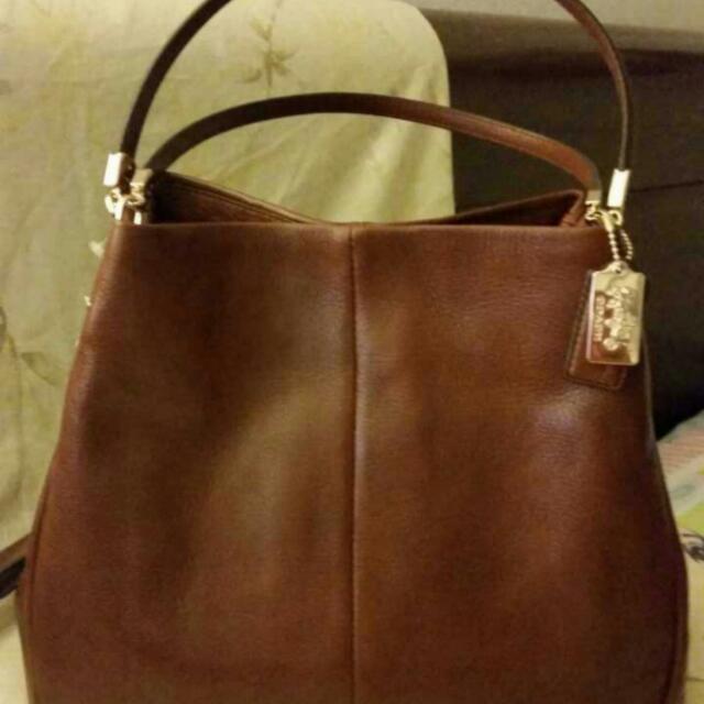 coach soft leather tote