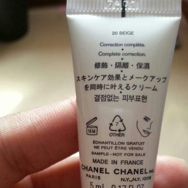 Reserved ) $3 Sample Size Clearance Authentic Travel Size CHANEL CC CREAM,  Beauty & Personal Care, Face, Face Care on Carousell