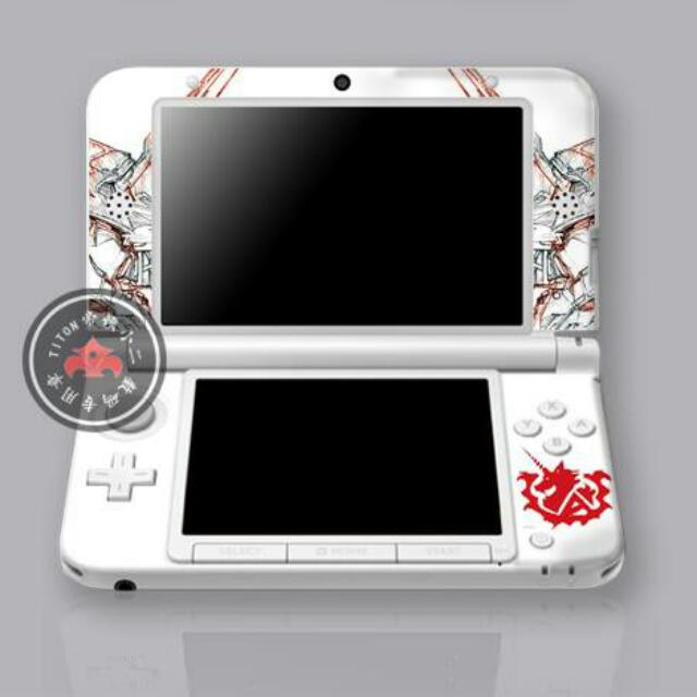 3DS XL Decal Skin Gundam Unicorn Logo (White), Video Gaming, Video Game ...