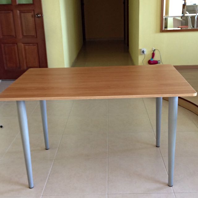 Dining Table With Detachable Legs, Furniture & Home Living, Furniture