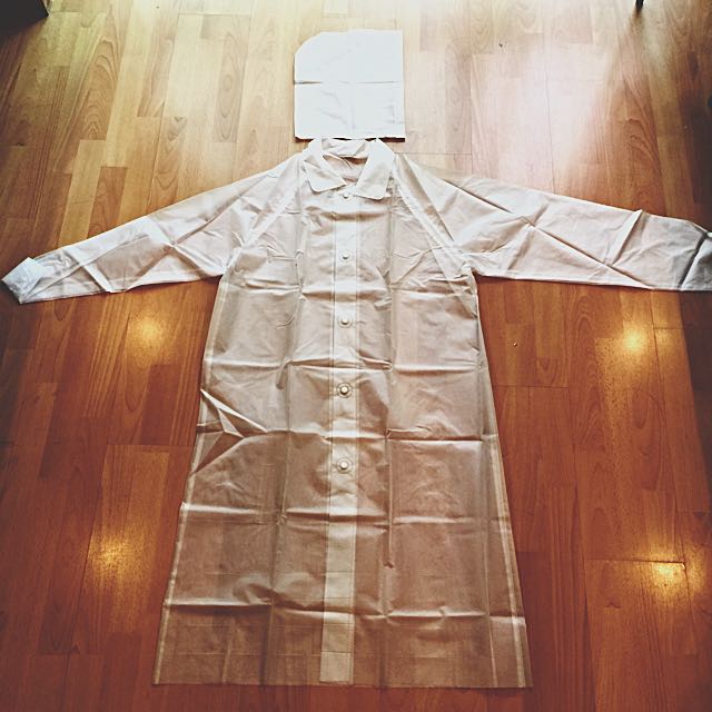 Muji top freecut raincoat