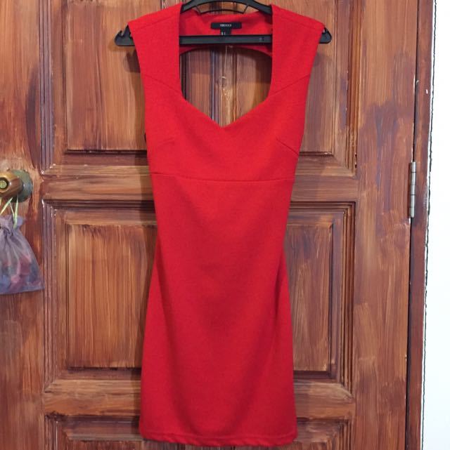 FOREVER 21 Women s Red Dress Women s Fashion Dresses Sets