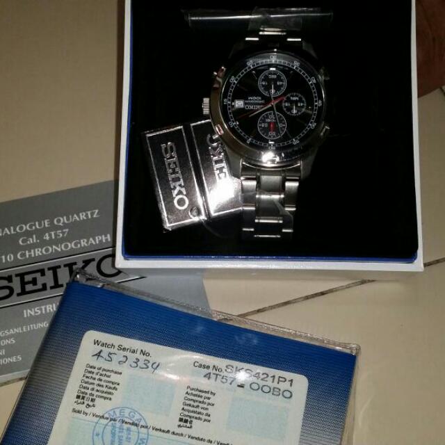 Seiko watch sks421p1, Luxury, Watches on Carousell