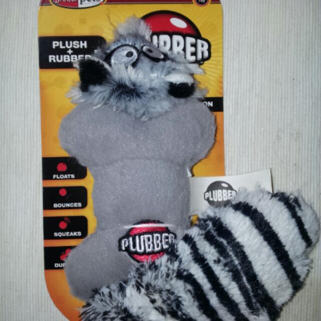 Plubber shop dog toy