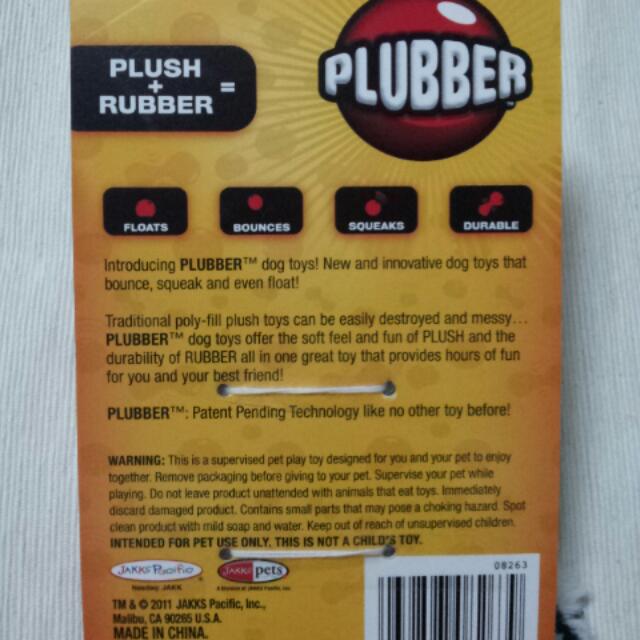 Plubber dog toy online