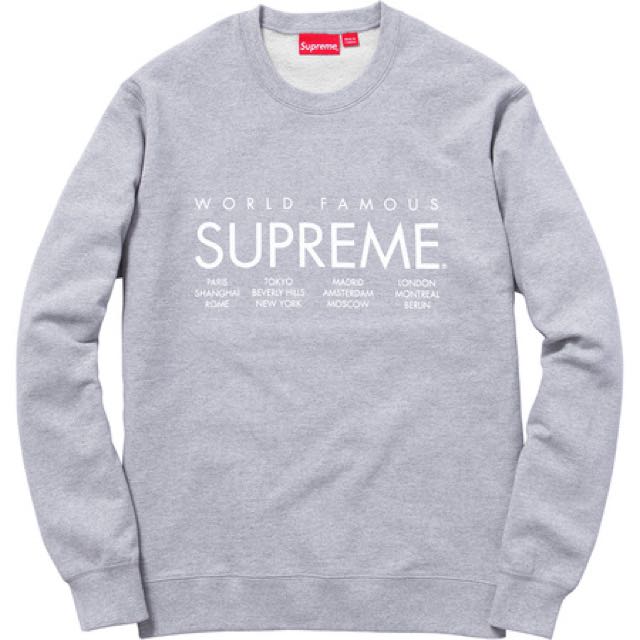 Supreme best sale international crewneck