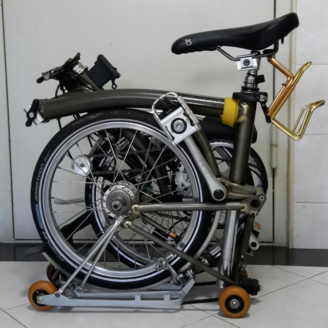 Brompton S3R Raw Lacquer