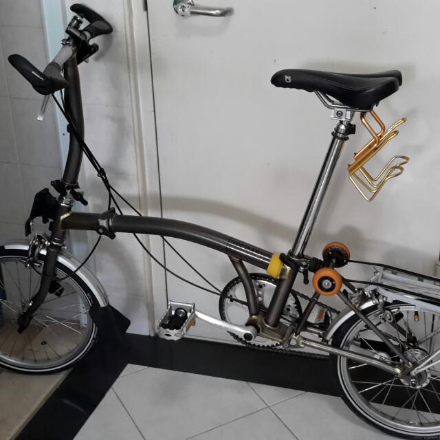 Brompton S3R Raw Lacquer